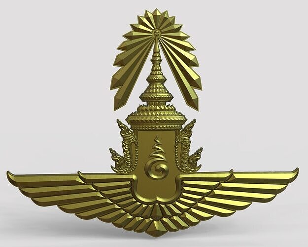Royal Thai Air Force Sign 3D print model