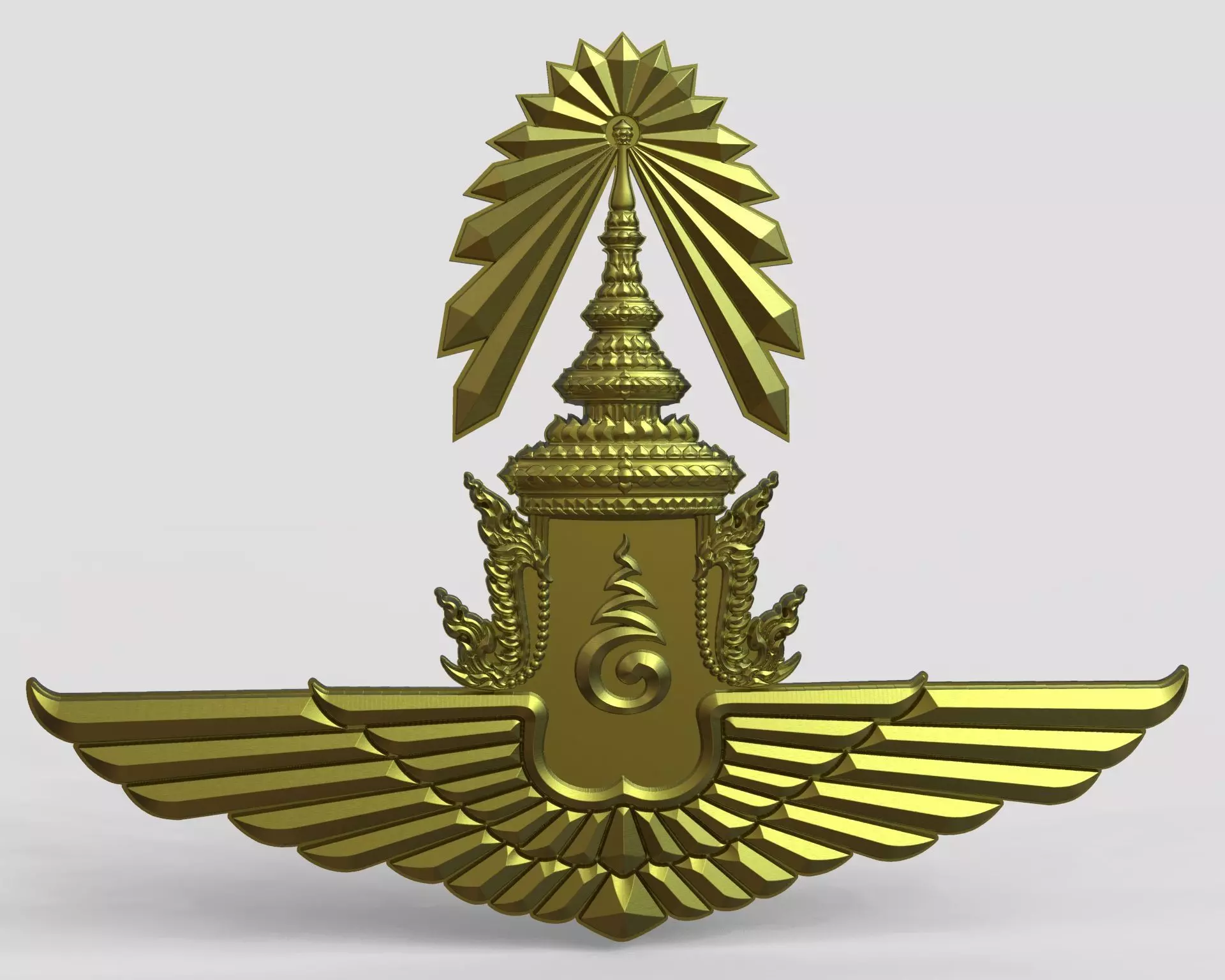 Royal Thai Air Force Sign 3D print model_0