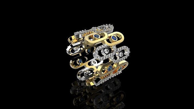 CGTRADER RINGS N3 3D print model