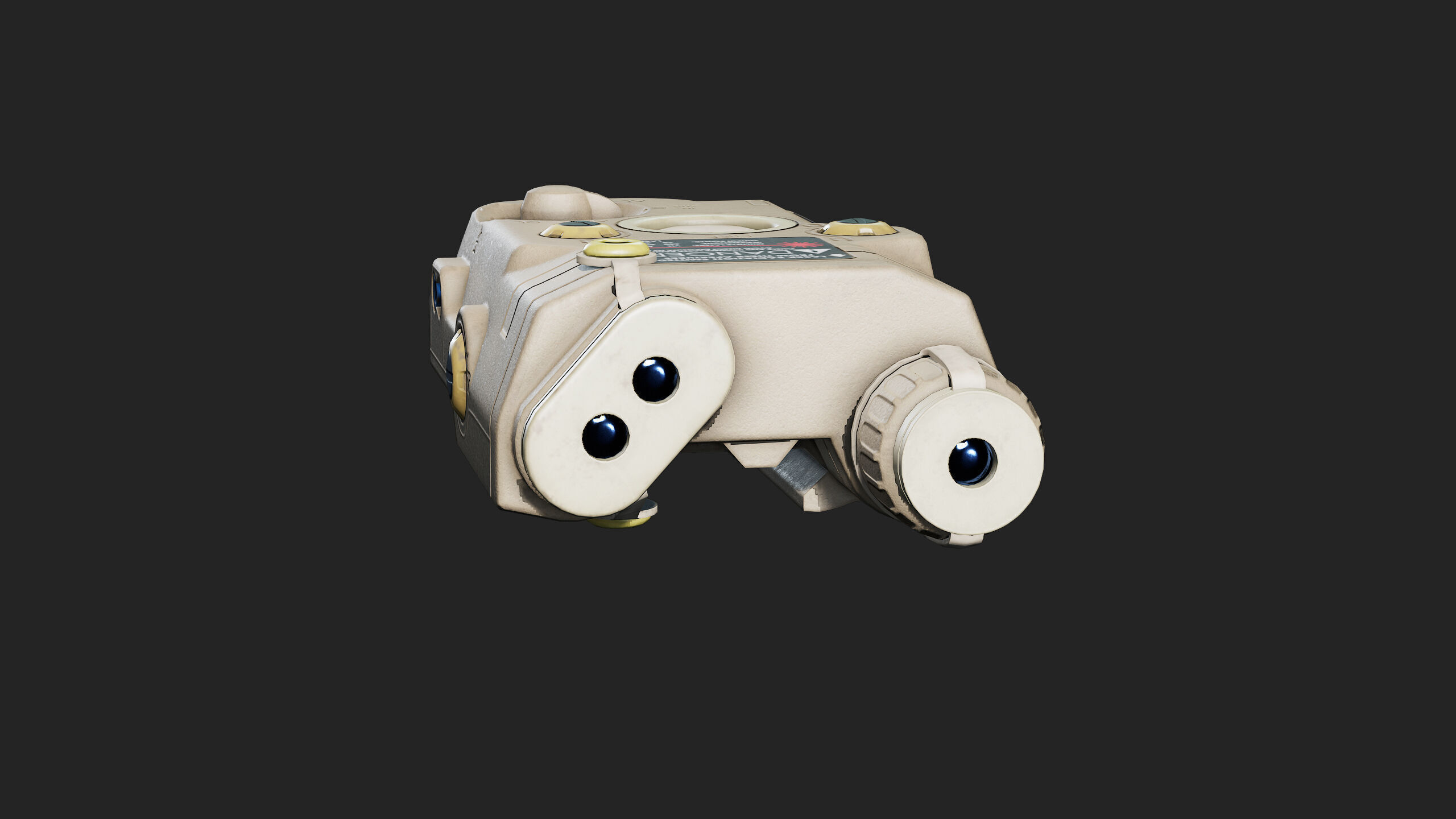 L3Harris AN PEQ 15 Low-poly 3D model_7