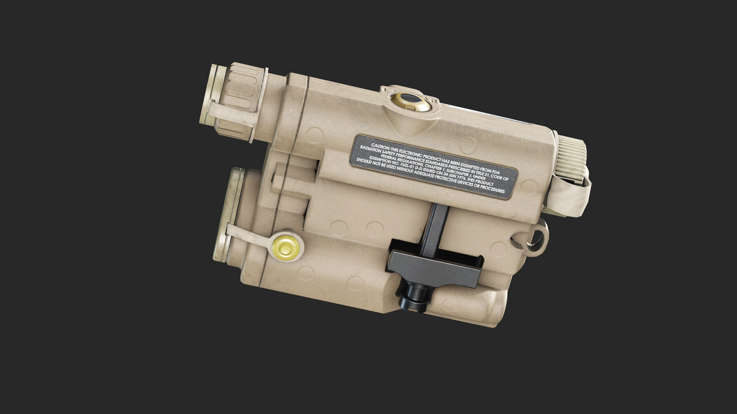 L3Harris AN PEQ 15 Low-poly 3D model_6