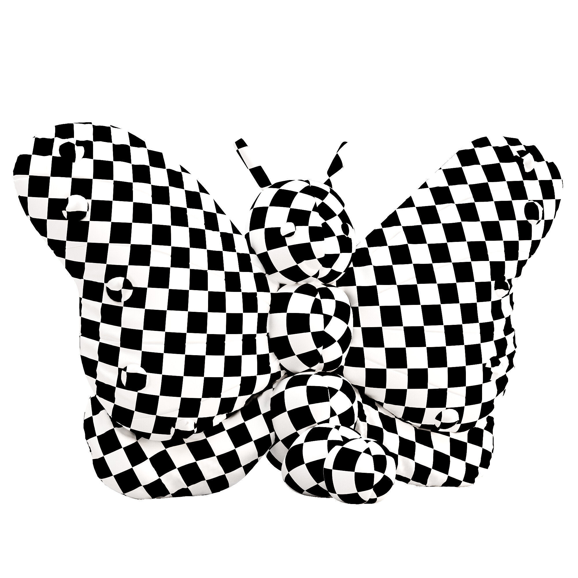 butterfly toy 3D model_2