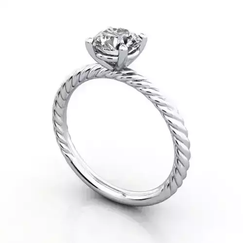 Silver Diamond Ring
