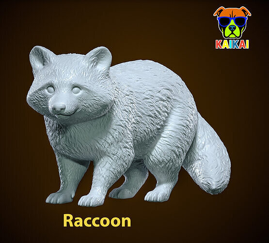 Raccoon species model - Urban vibes - 3D print 3D print model