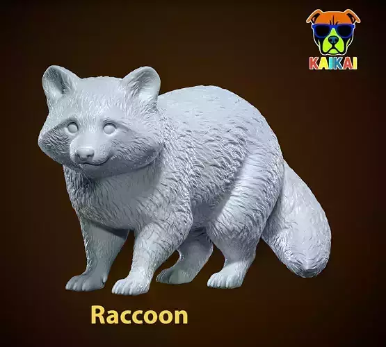 Raccoon species model - Urban vibes - 3D print