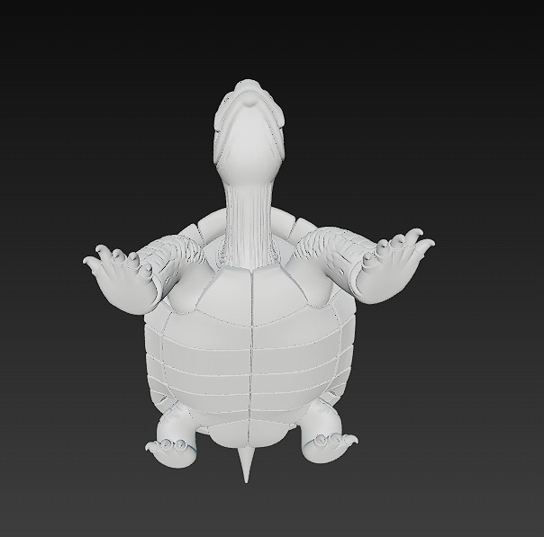 Turtle Realistic 3D Model - Low Poly Realistic Low-poly 3D model_15