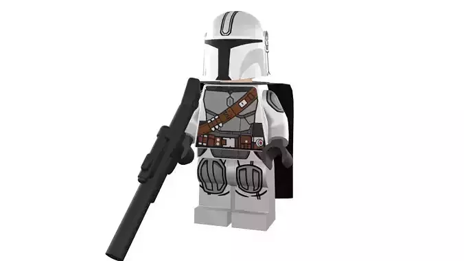 3D print minifigure - The Mandalorian v2