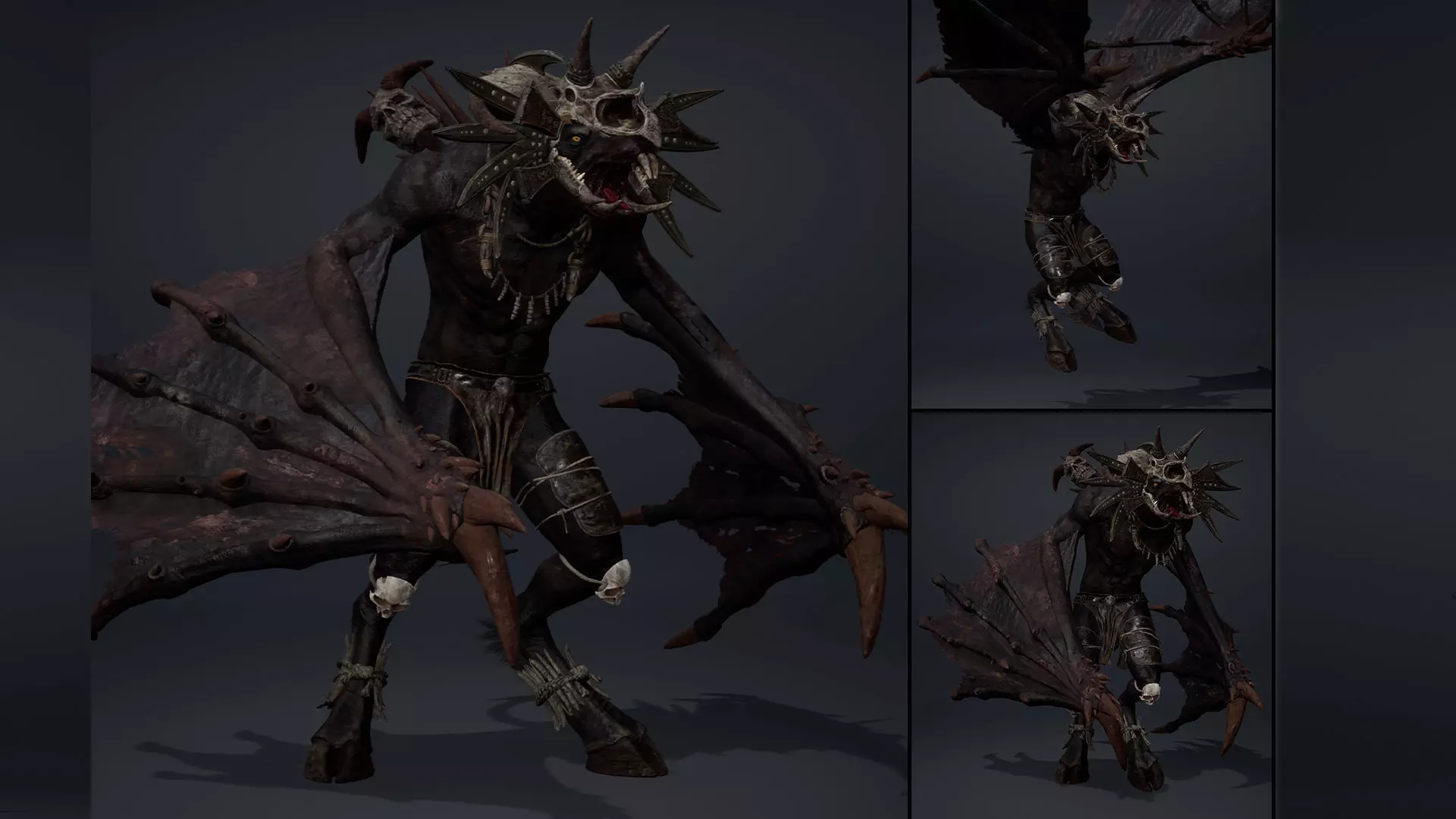 Dreadsilent 4 Brutal Low-poly 3D model_0