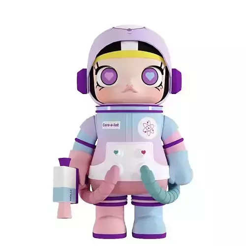 Popmart Space Molly Carebears