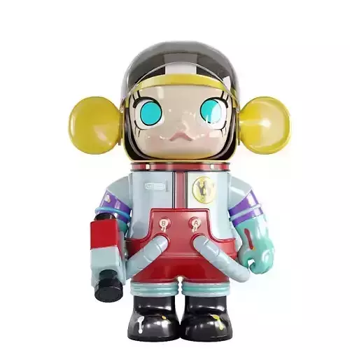 Popmart Space Molly Little Painter