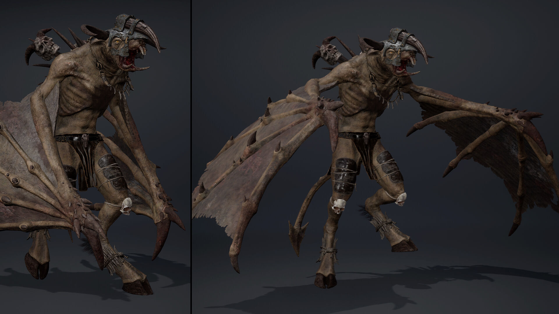 Dreadsilent 4 Low-poly 3D model_9