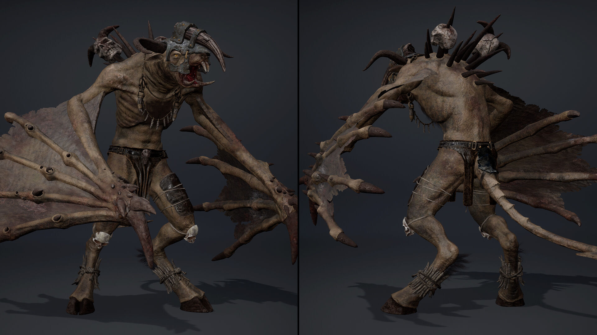 Dreadsilent 4 Low-poly 3D model_4