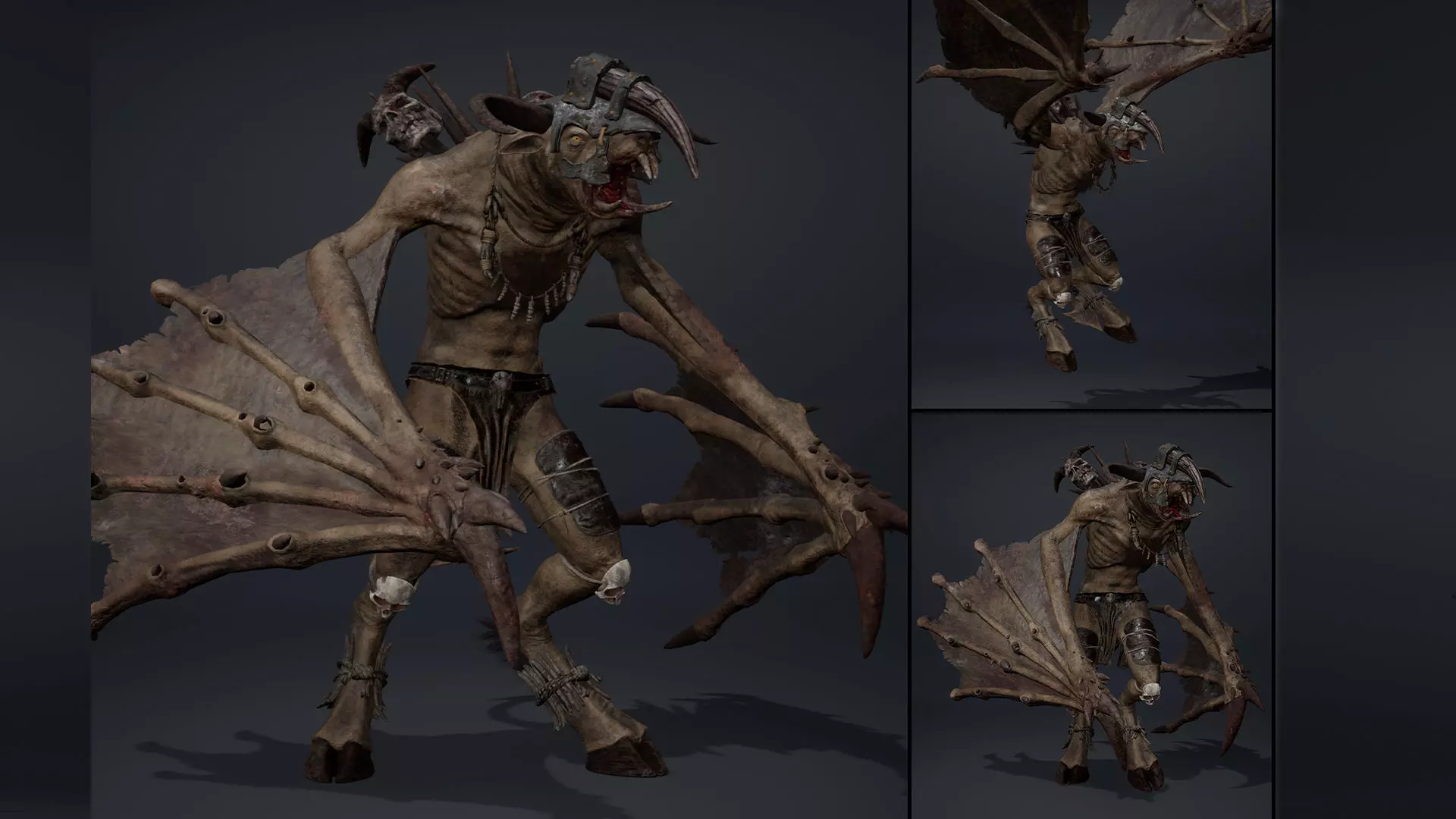 Dreadsilent 4 Low-poly 3D model_0