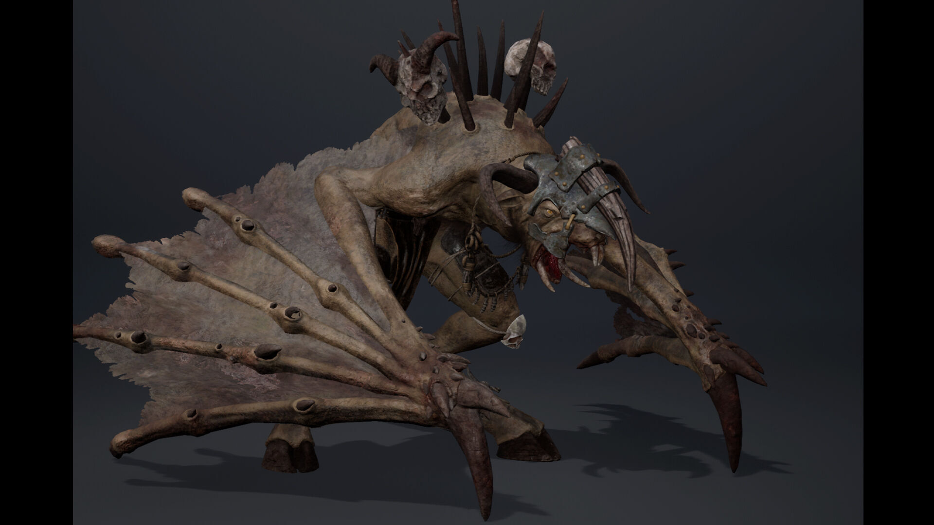 Dreadsilent 4 Low-poly 3D model_7