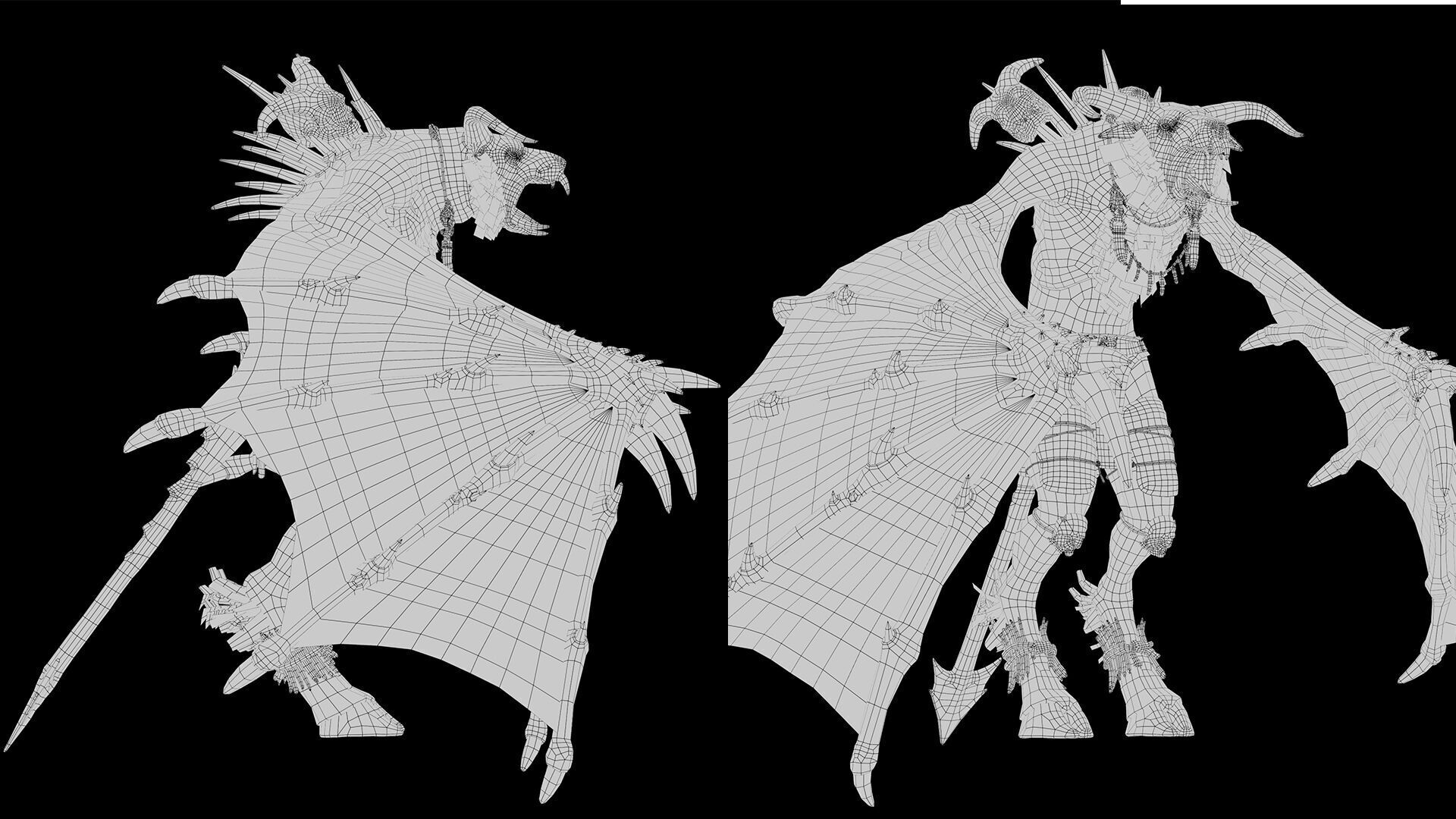 Dreadsilent 4 Low-poly 3D model_14