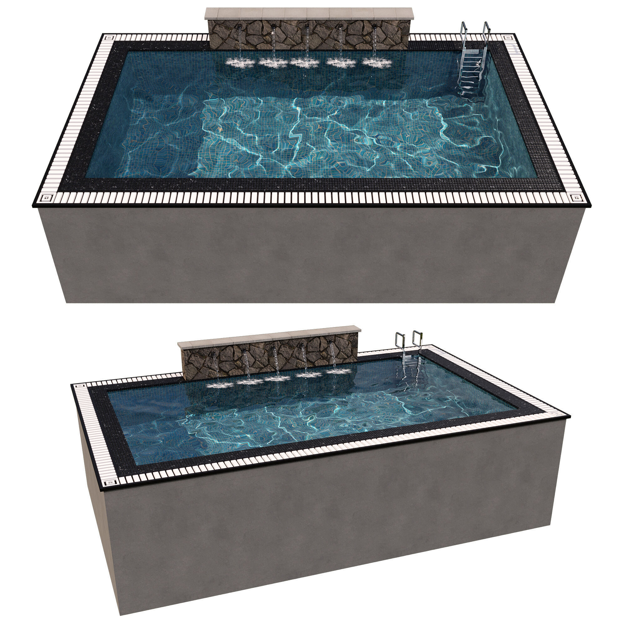 SWIMMING POOL NO40 A 3D model_11