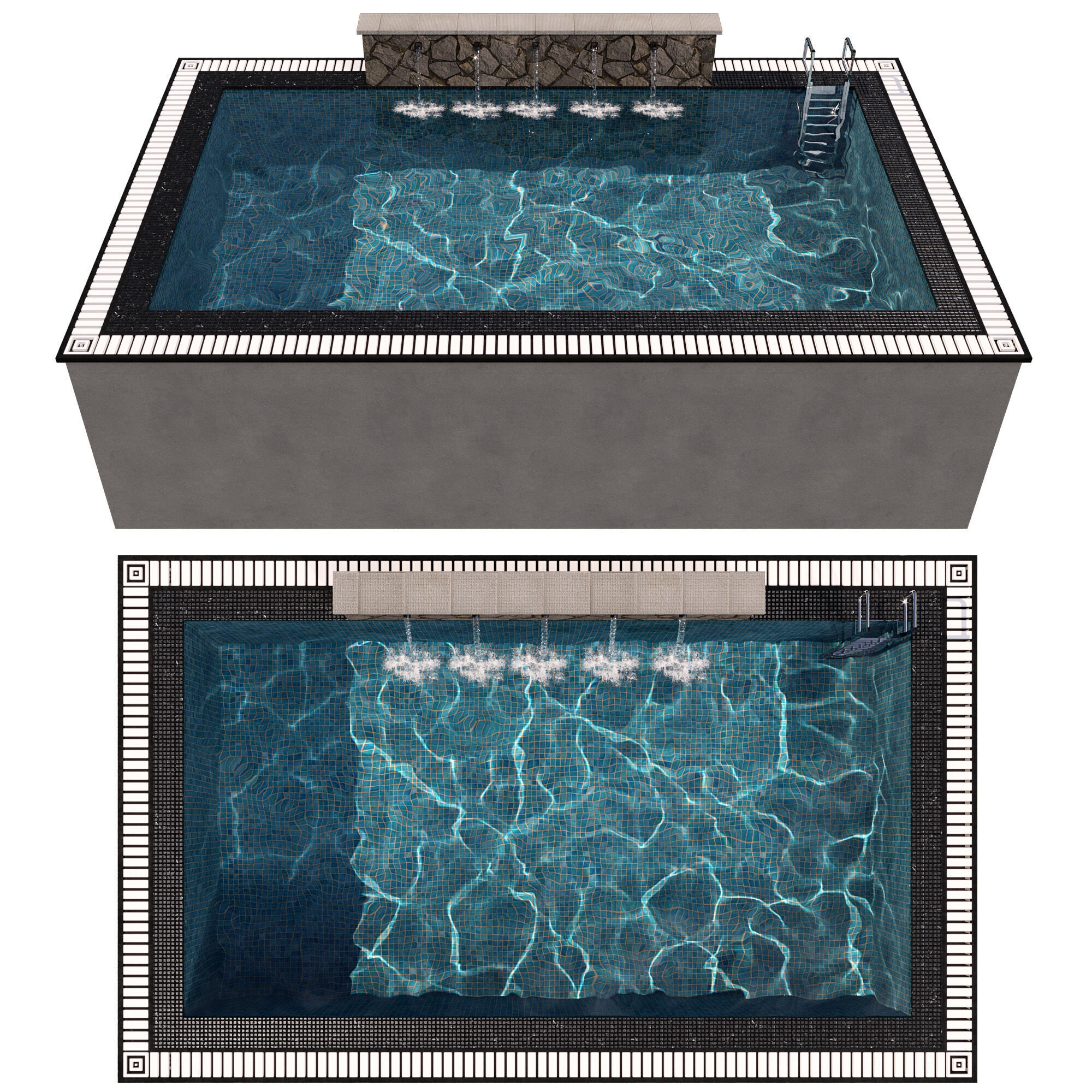 SWIMMING POOL NO40 A 3D model_10