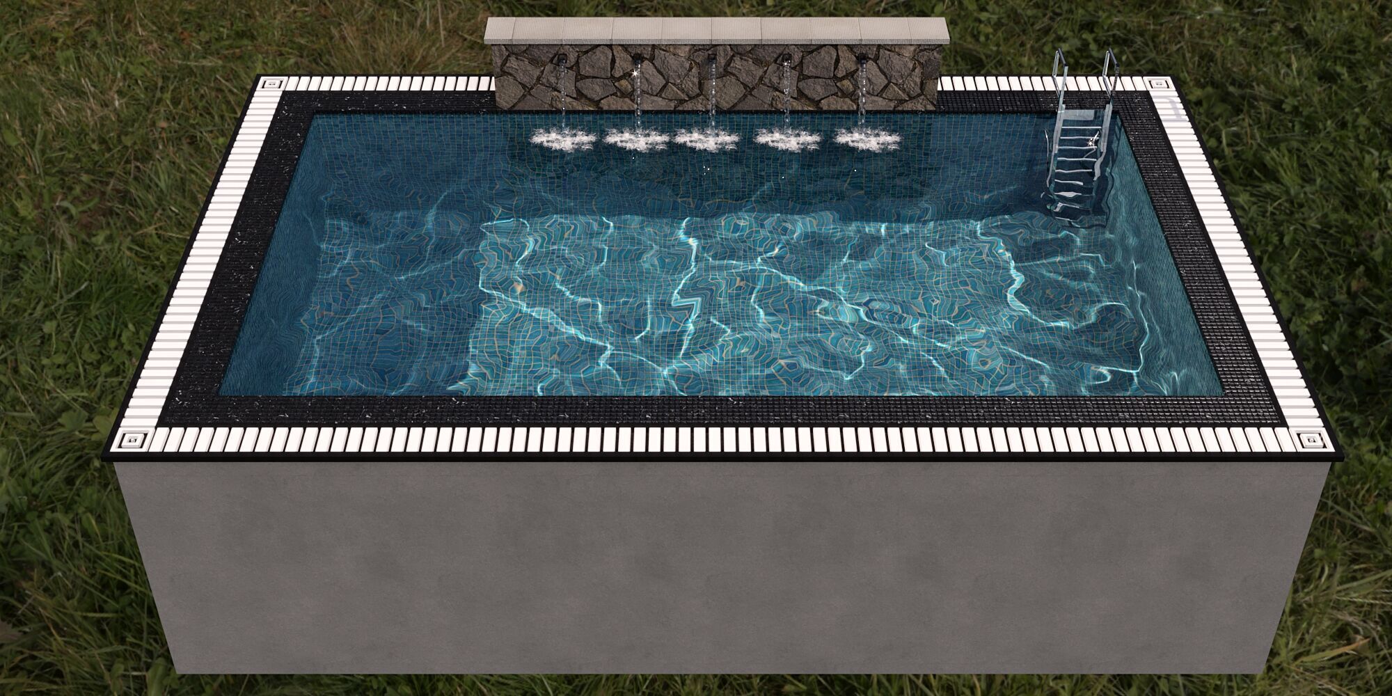 SWIMMING POOL NO40 A 3D model_6