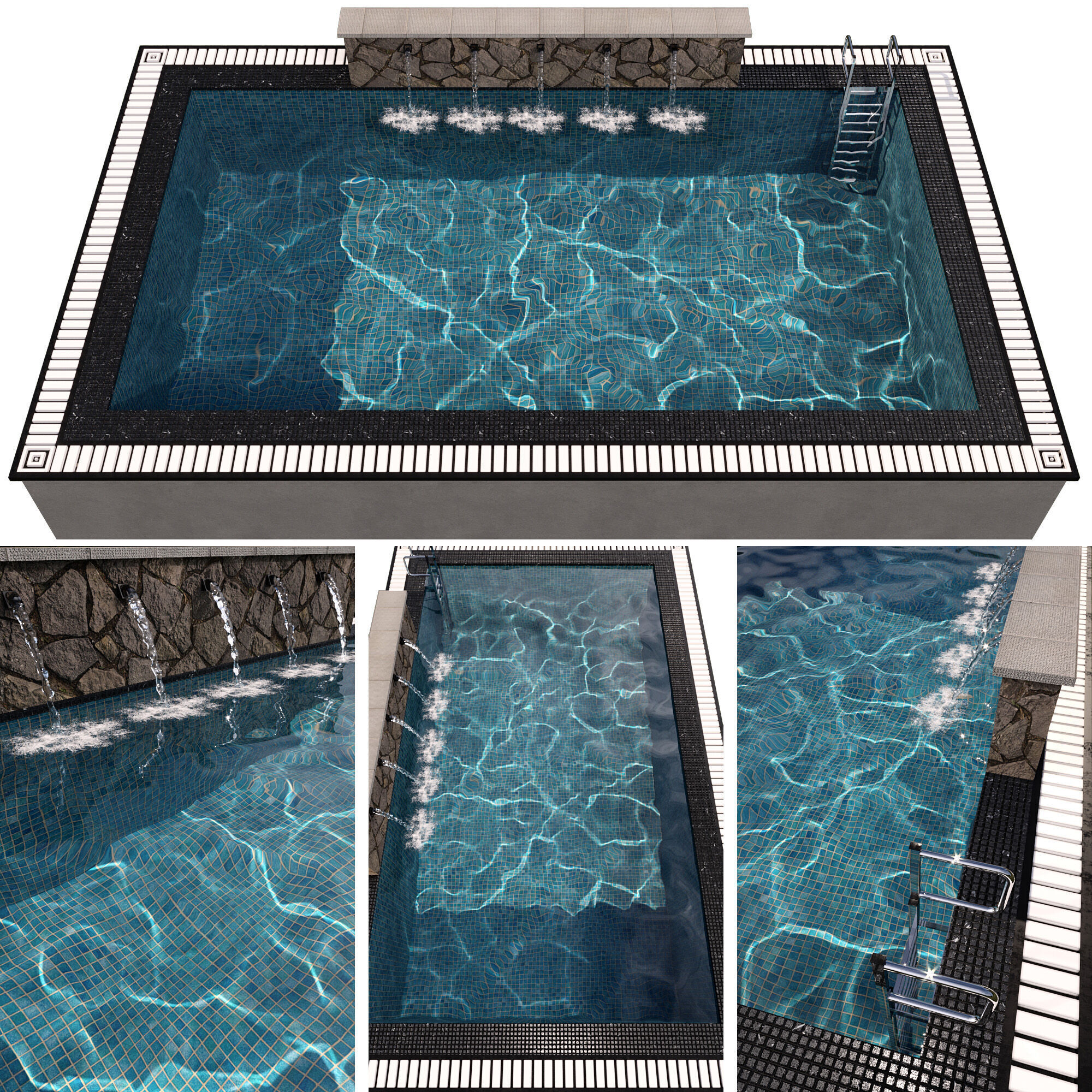 SWIMMING POOL NO40 A 3D model_8