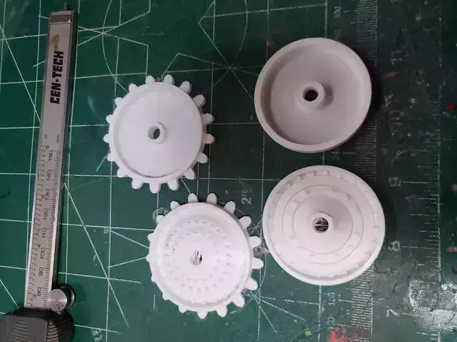 firefly mole wheels for thunderbird tracked vehicles 