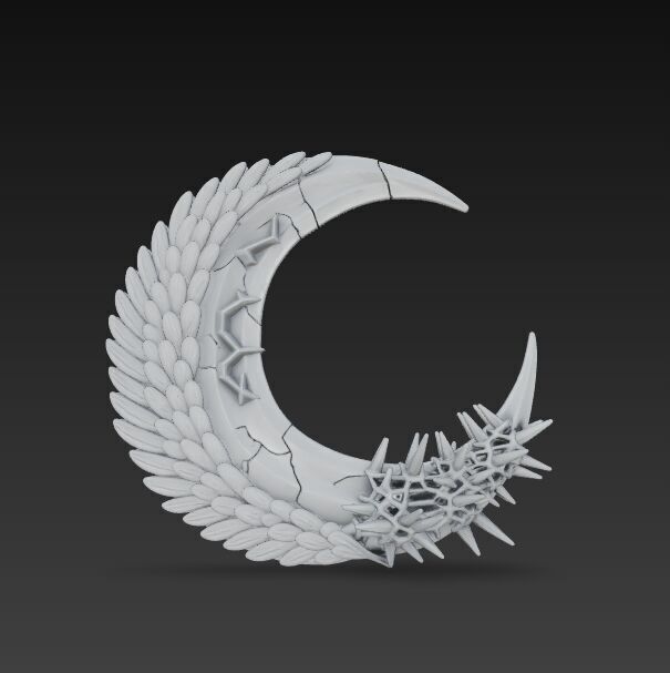 Crescent of Duality 3D model_5