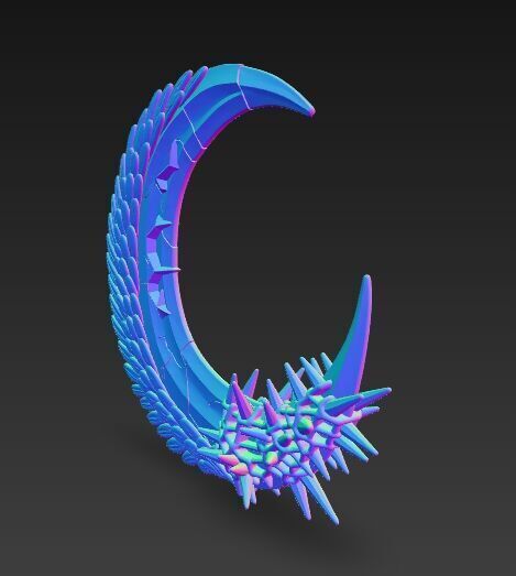 Crescent of Duality 3D model_6