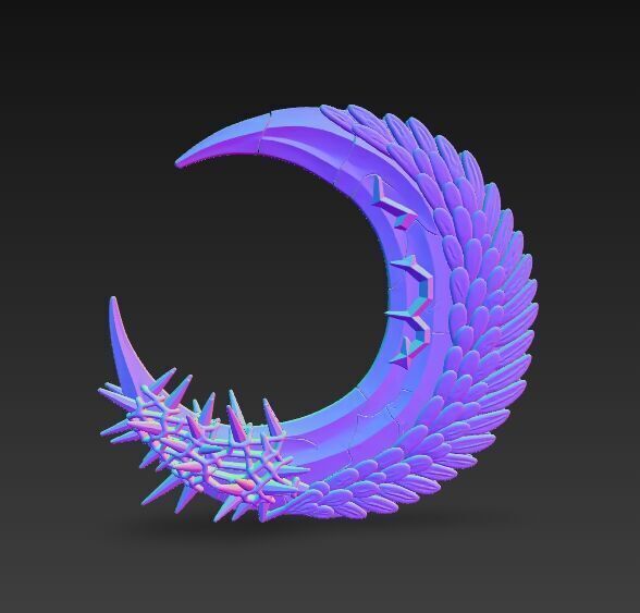 Crescent of Duality 3D model_11