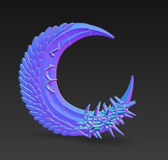 Crescent of Duality 3D model_7