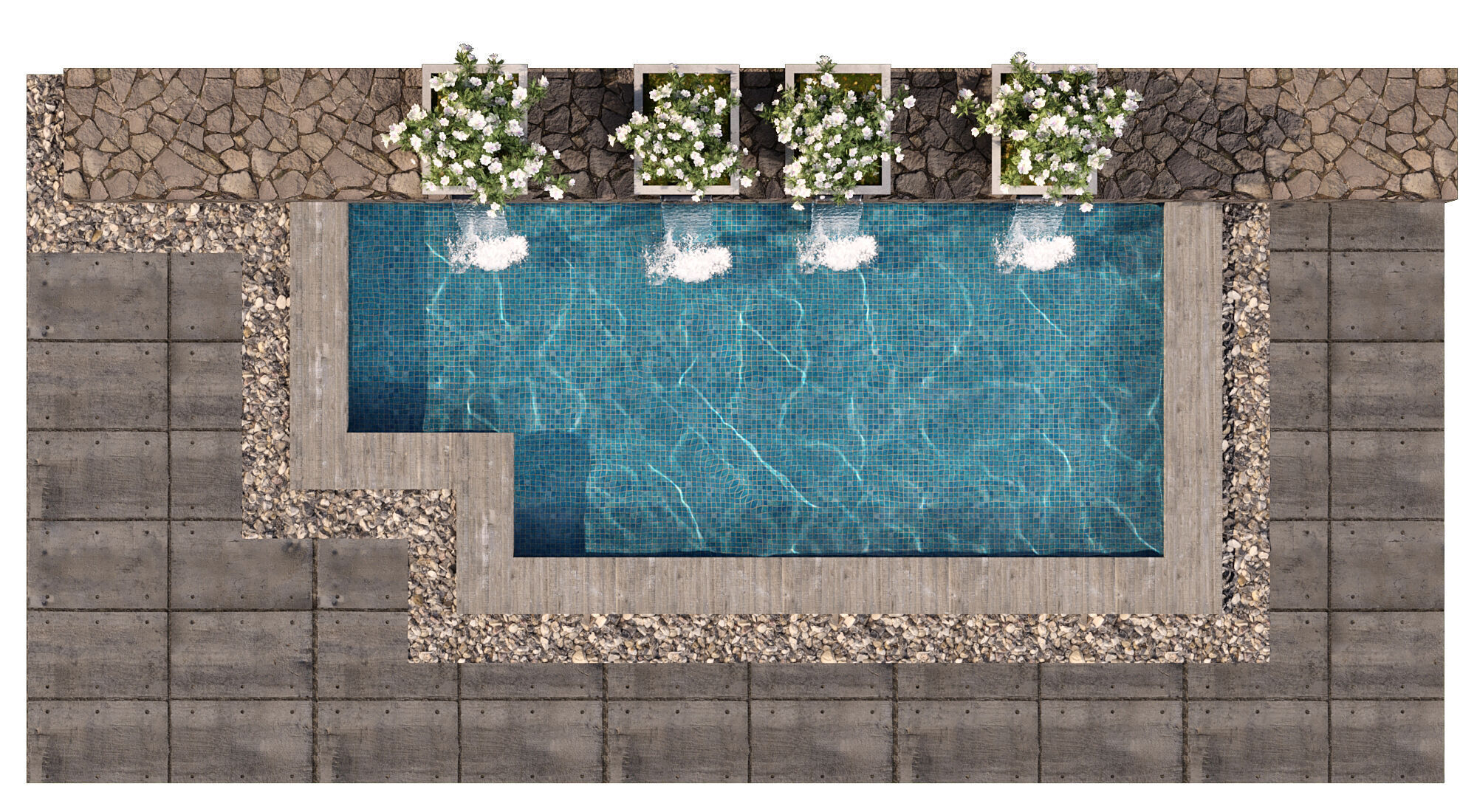 SWIMMING POOL NO39 A 3D model_2