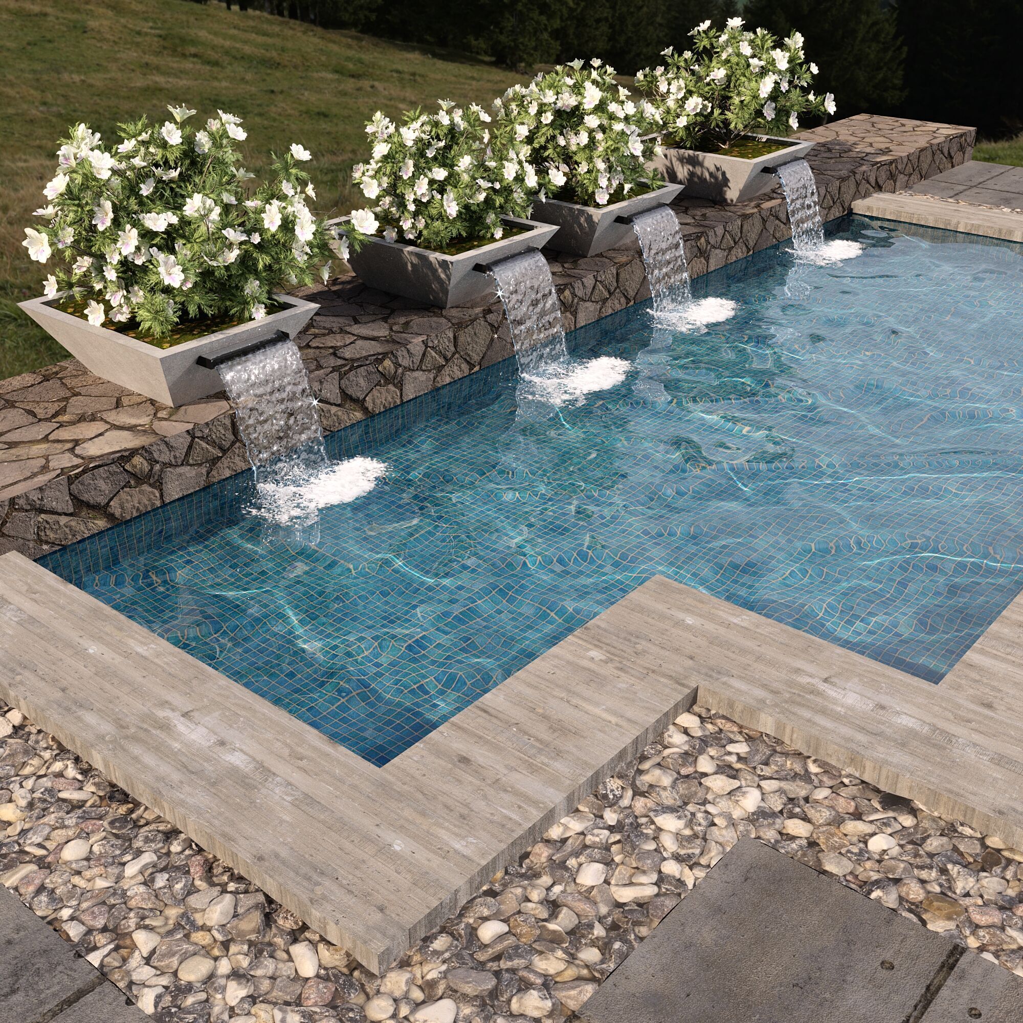 SWIMMING POOL NO39 A 3D model_4