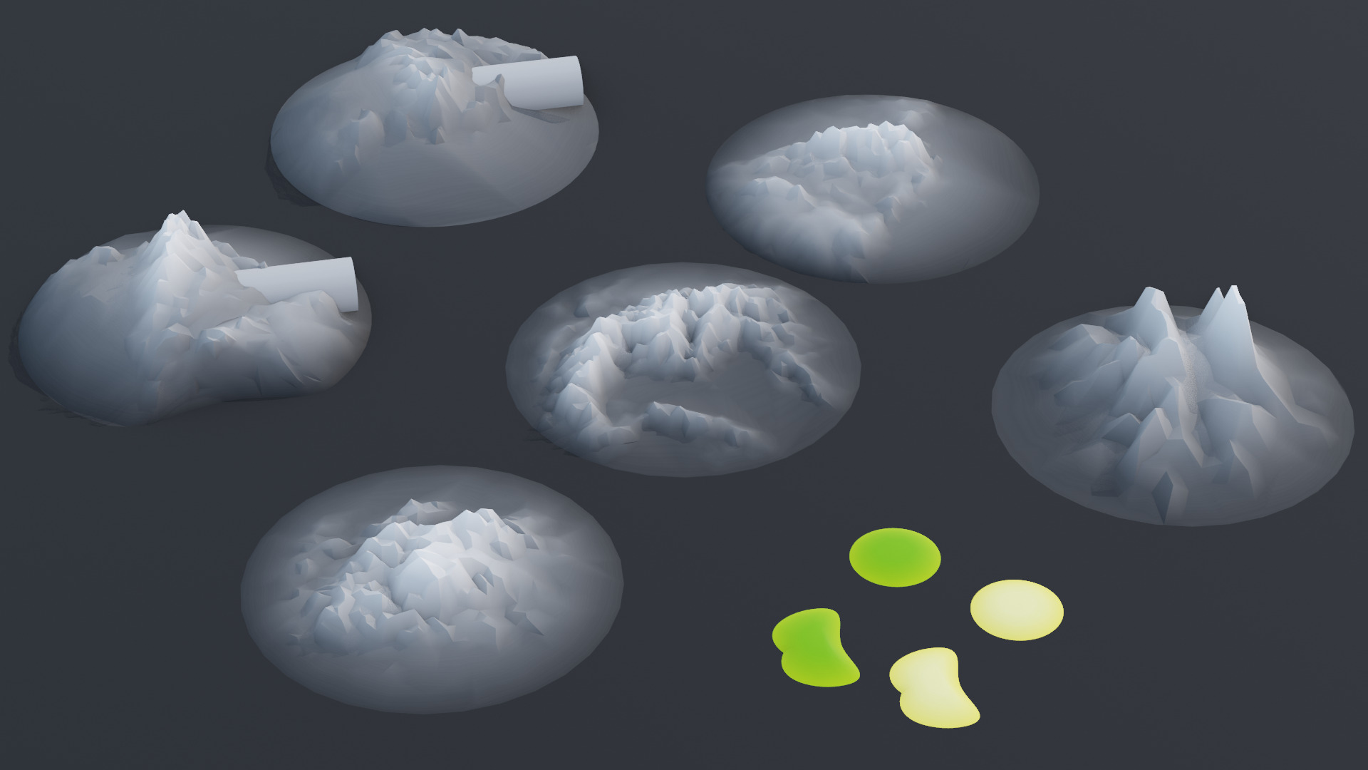 Cartoon City Pack Modular Low Poly Urban Assets Low-poly 3D model_25