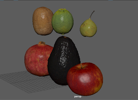 Realistic Low Poly Fruit Pack  Game Ready 3D Models Free low-poly 3D model_2