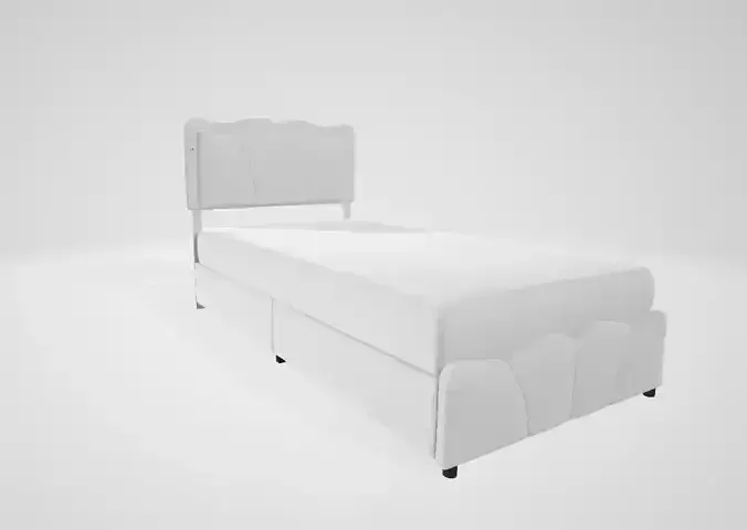 Velvet Full Platform Bed