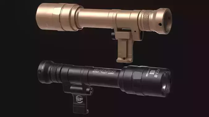 SureFire Scout Light Pro - Offset Weaponlight - Game Asset