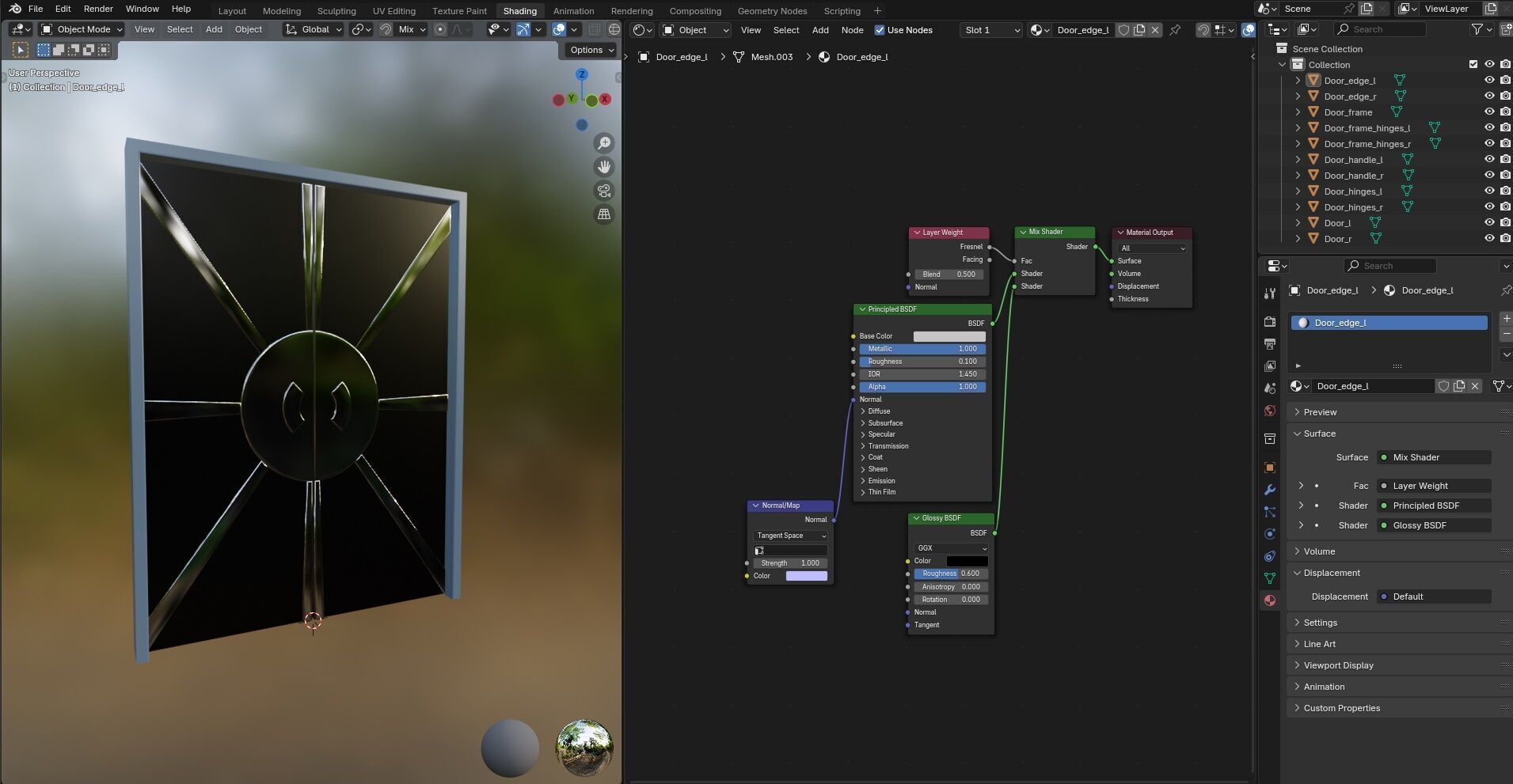 Door Design CG11 3D model_16