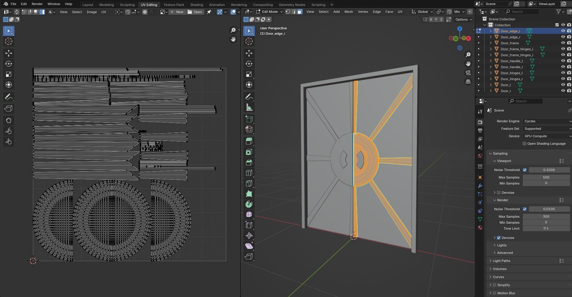 Door Design CG11 3D model_12