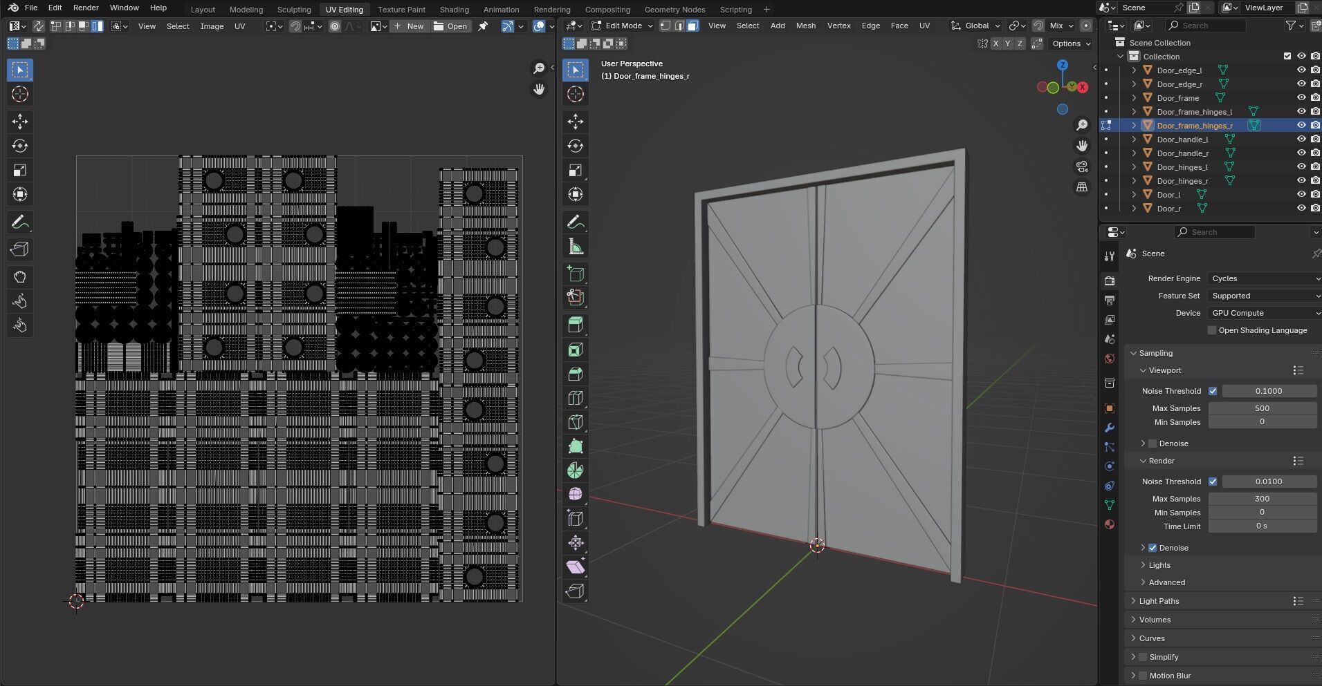 Door Design CG11 3D model_14