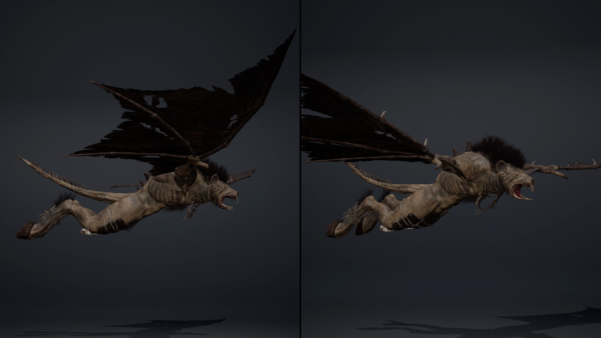 Dreadsilent 1 Low-poly 3D model_6