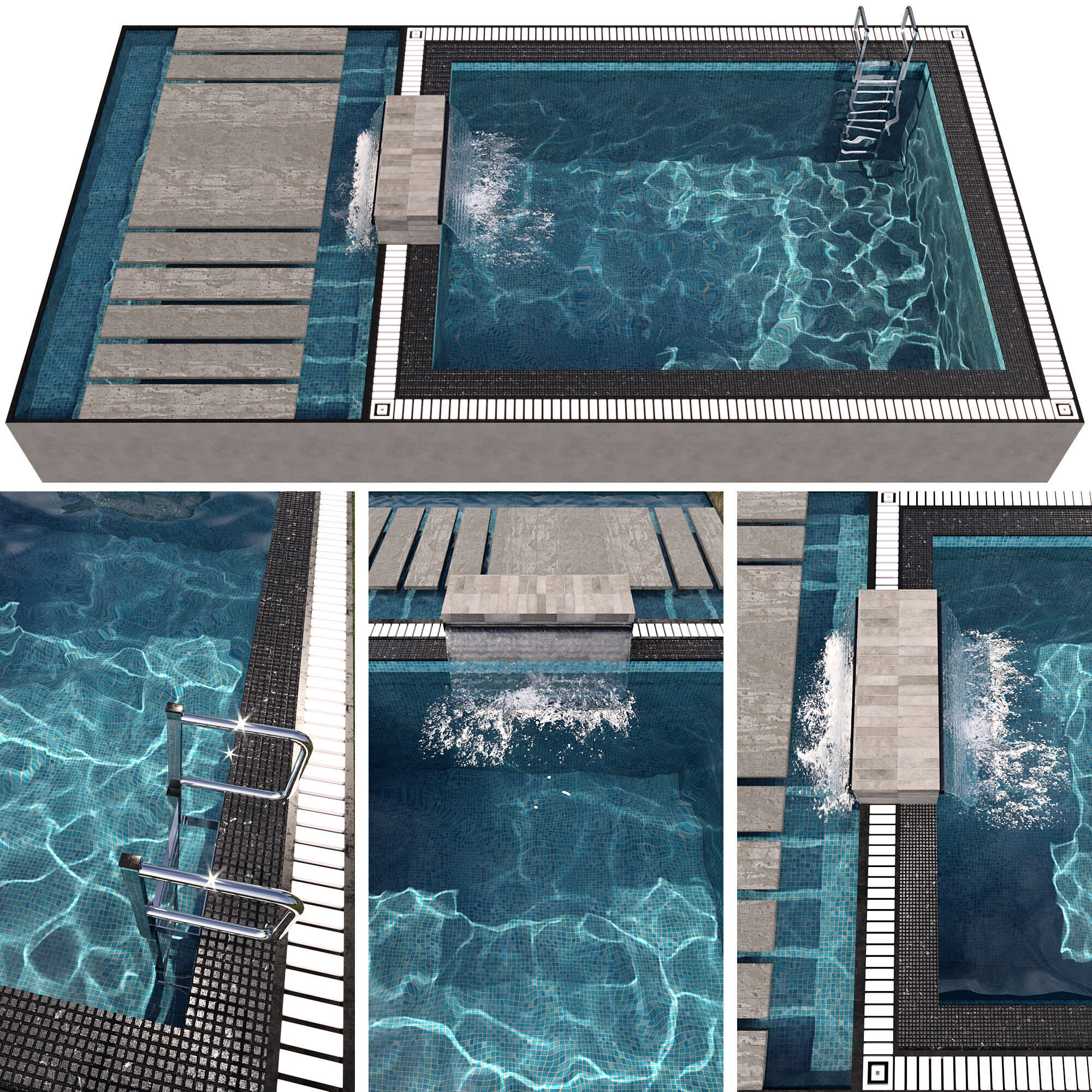 SWIMMING POOL NO35 A 3D model_8