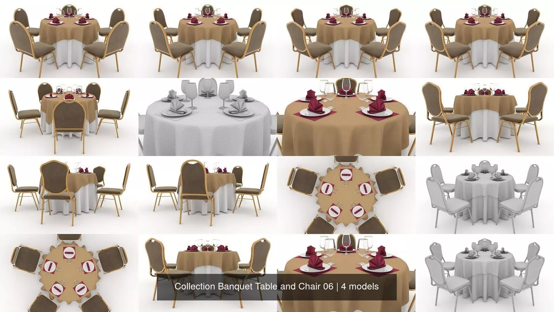 Collection Banquet Table and Chair 06 _0