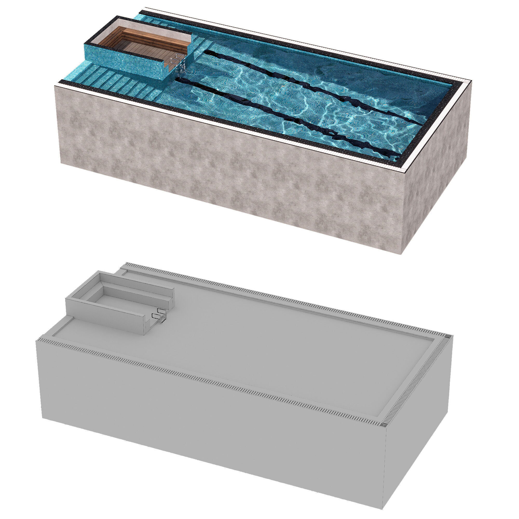 SWIMMING POOL NO33 A 3D model_8