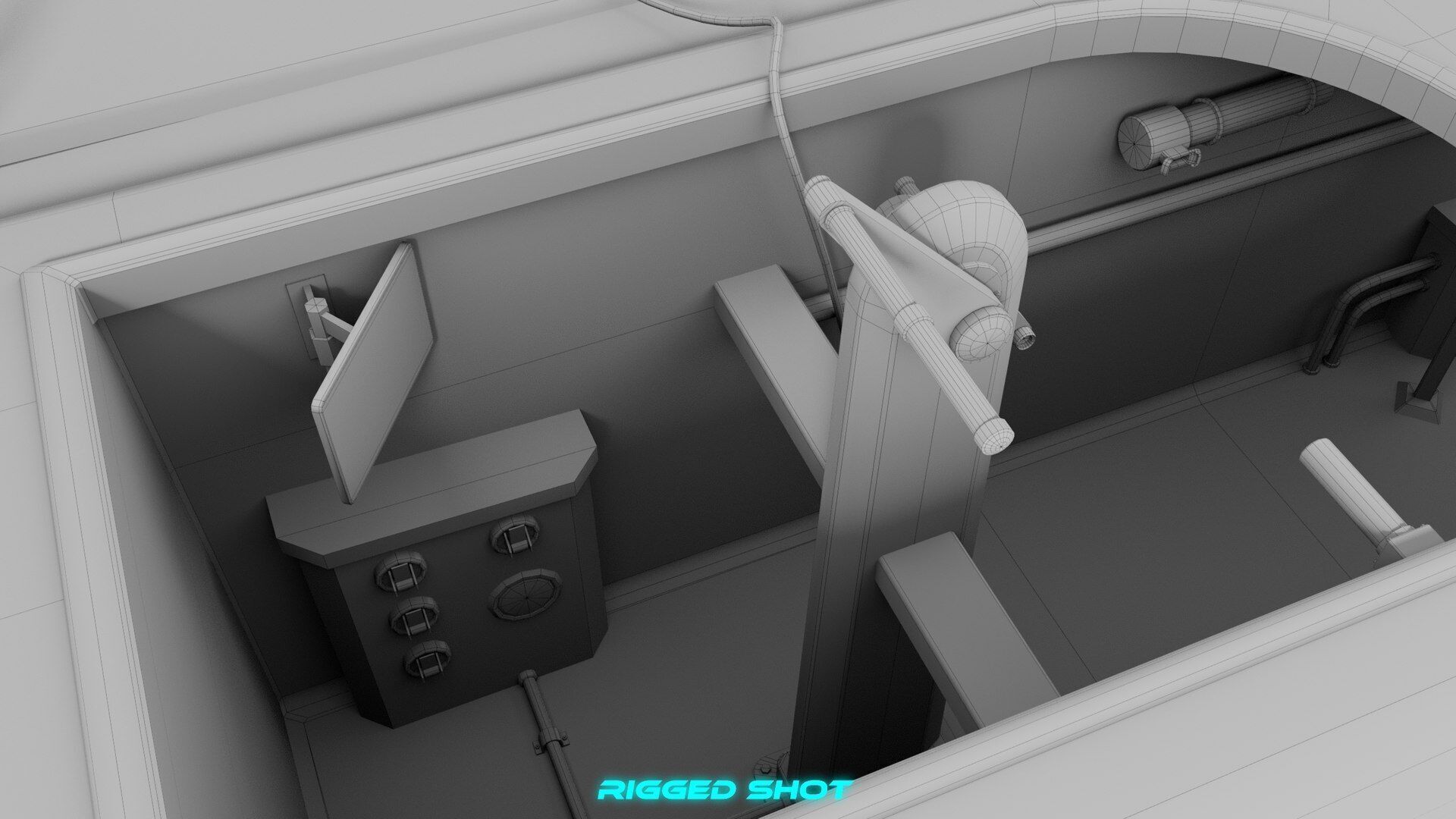 Yacht Sailing Boat 02 Blue All PBR Unity UE Textures Low-poly 3D model_28