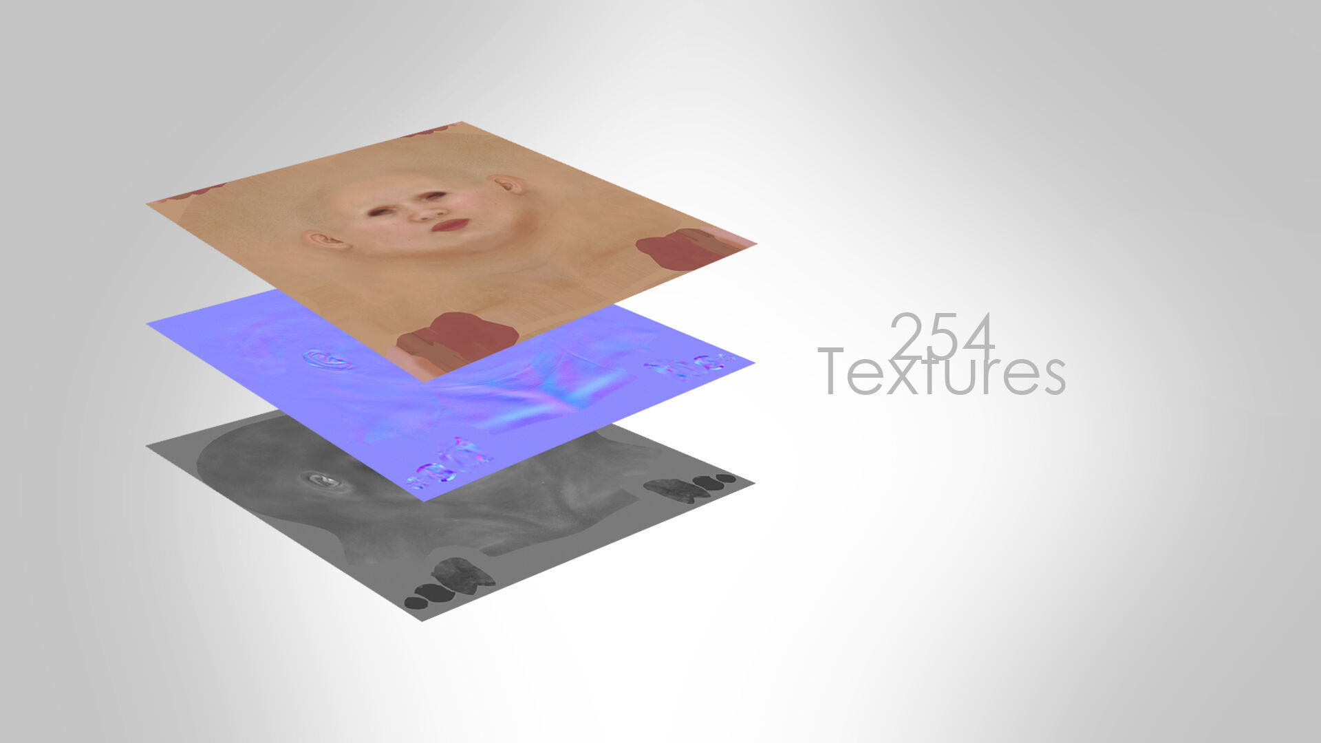 Rigged Woman Character For Blender Low-poly 3D model_6