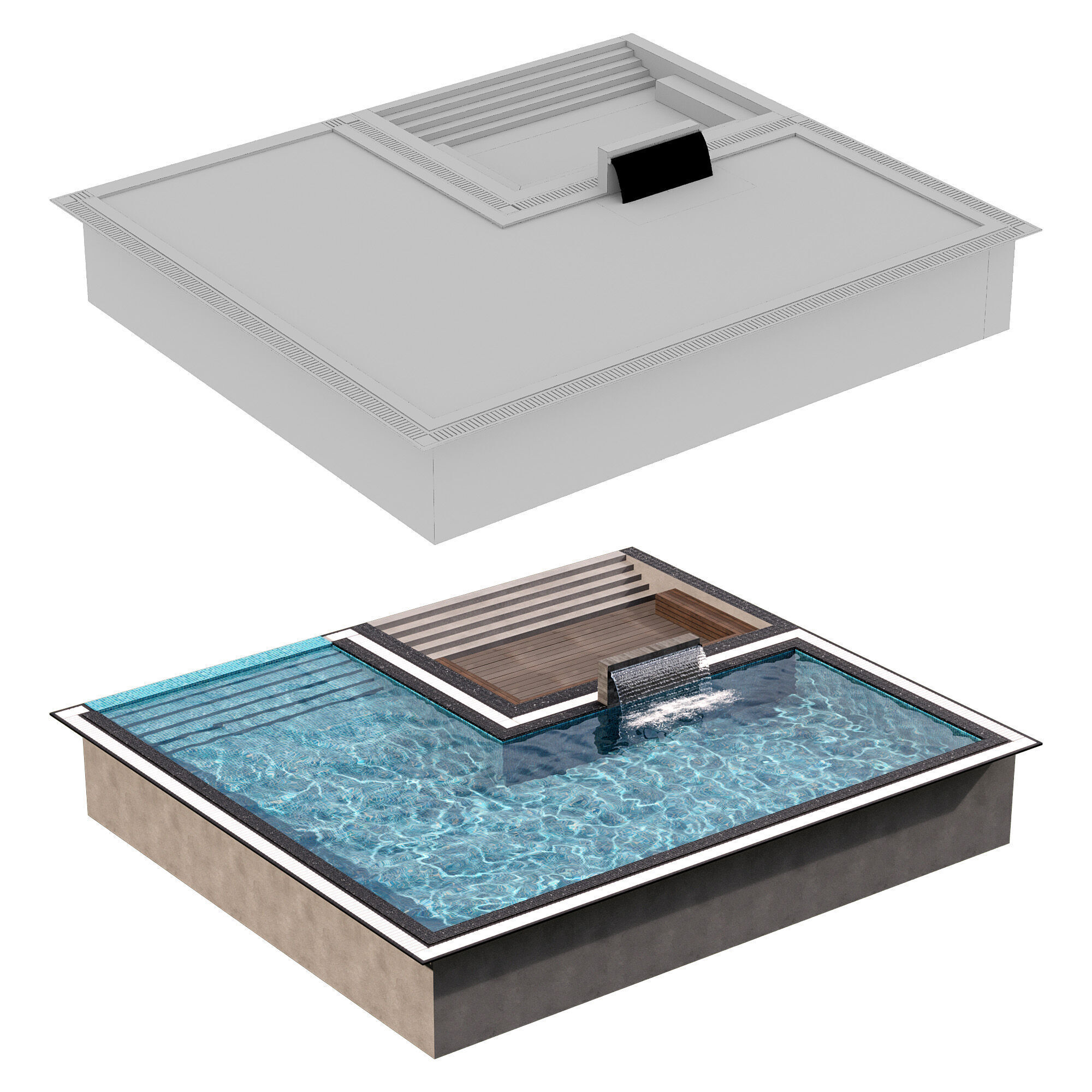 SWIMMING POOL NO26 A 3D model_8