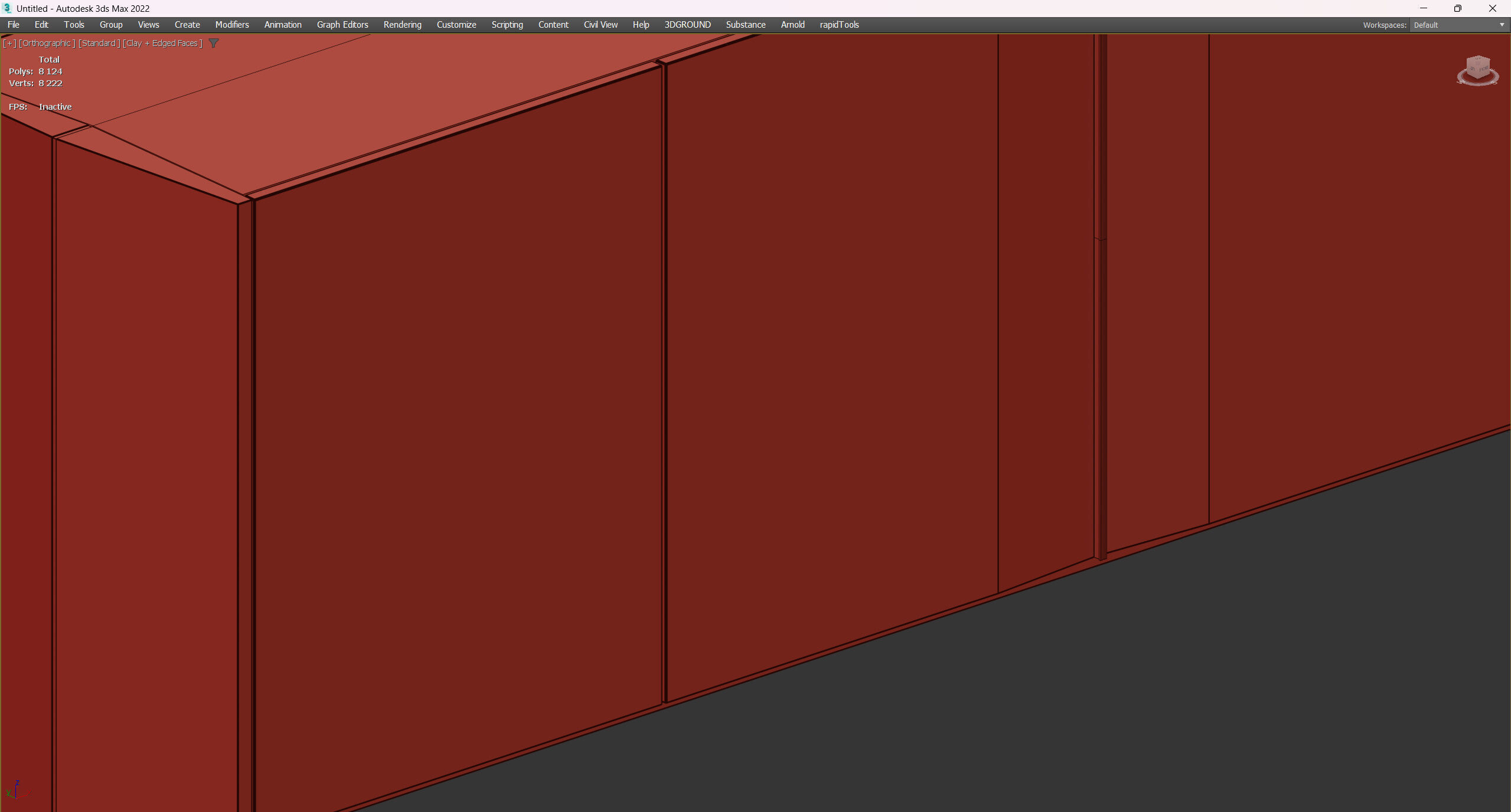 SIDEBOARD EVERSON Low-poly 3D model_5