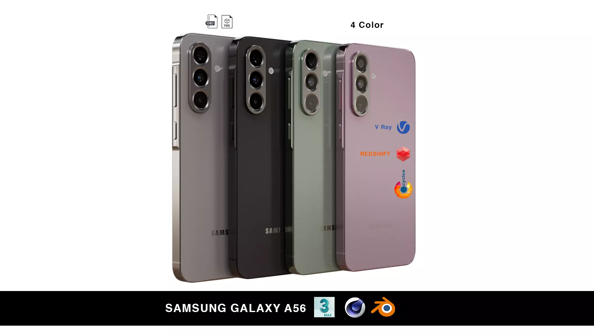 Samsung Galaxy A56 3D model_0