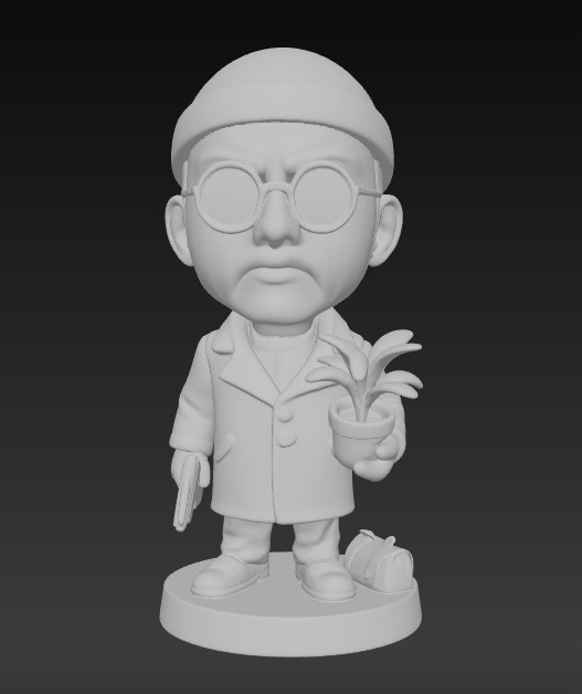 Leon and Mathilda Stylized Duo Figurine Set 3D print model_9