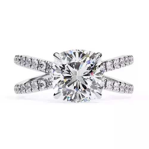 ASSCHER DIAMOND RING -CAD-087