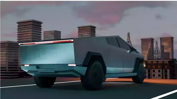 Tesla Cybertruck model