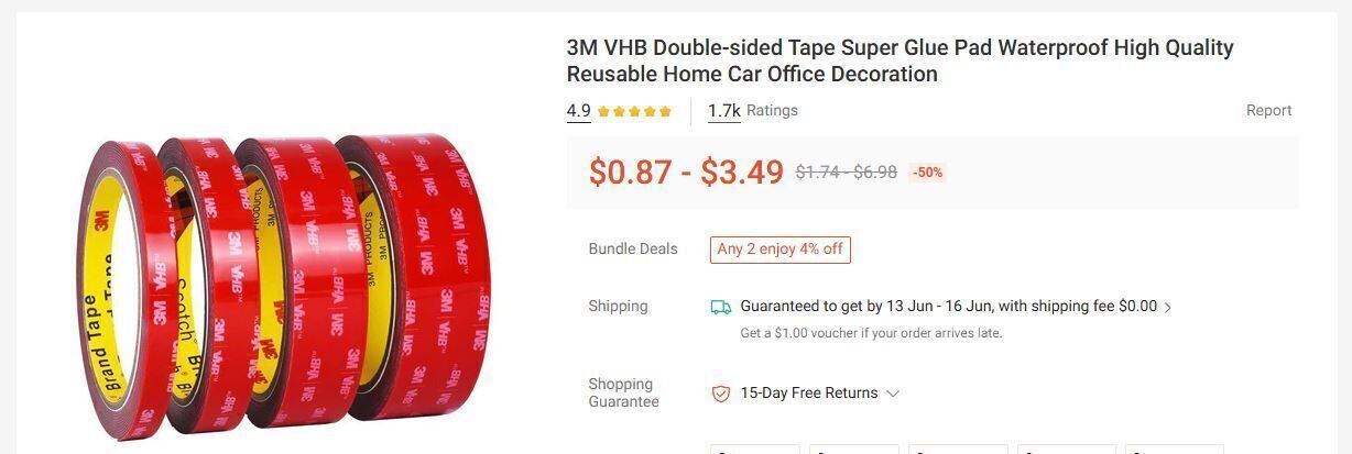 Audi RS Gear for A3 8Y - Right Hand Drive 3D print model_5